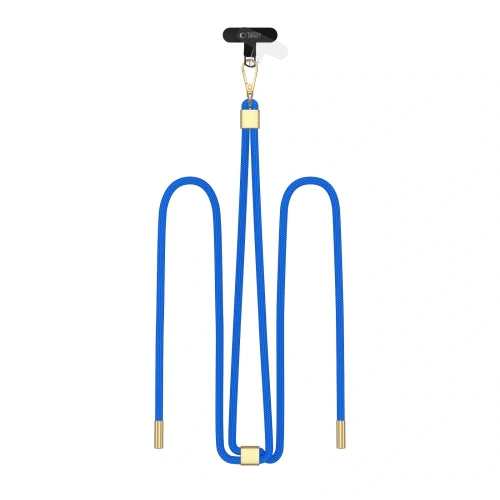 Kup Smycz / pasek Tech-Protect C2S Rope Crossbody Strap Cobalt Blue/gold - THP3456 - {ean13} - Sklep Home Screen