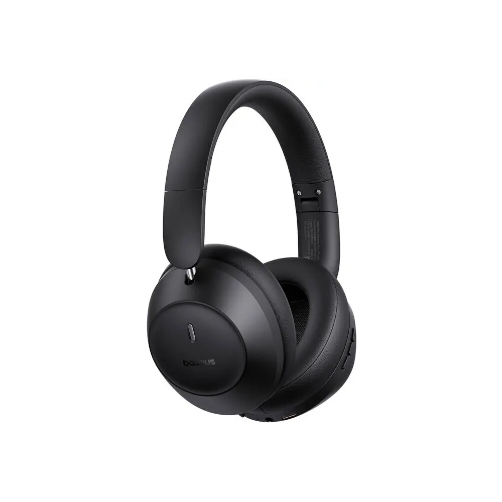 Bezprzewodowe słuchawki nauszne Baseus Bass 30 Max ENC Bluetooth 5.3 (czarny)