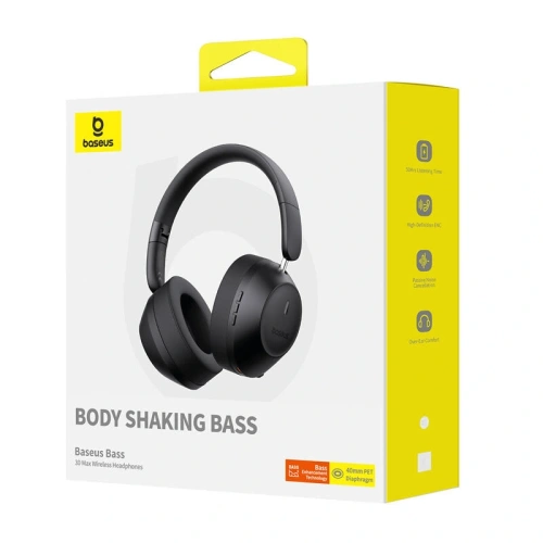 Kup Baseus Bass 30 Max ENC Bluetooth 5.3 vezeték nélküli fülhallgató (fekete) - BSU8875 - {ean13} - Sklep Home Screen