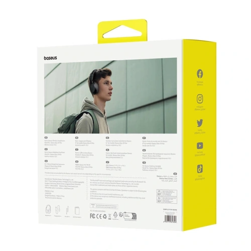 Kup Baseus Căști wireless in-ear Bass 30 Max ENC Bluetooth 5.3 (negru) - BSU8875 - {ean13} - Sklep Home Screen