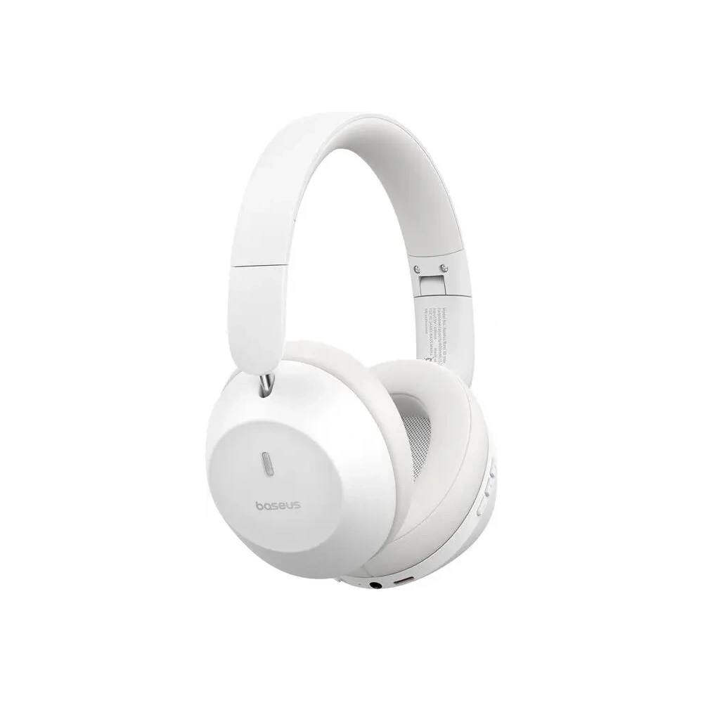 Bezprzewodowe słuchawki nauszne Baseus Boss 30 Max ENC Bluetooth 5.3 (biały)