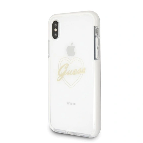 Kup Etui Guess GUHCPXSHGO Apple iPhone X/XS hardcase zlaté Heart ShockProof - GUE339GLD - {ean13} - Sklep Home Screen