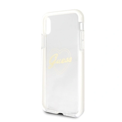 Kup Etui Guess GUHCPXSHGO Apple iPhone X/XS hardcase zlaté Heart ShockProof - GUE339GLD - {ean13} - Sklep Home Screen