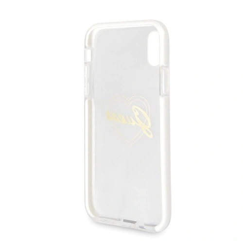 Kup Etui Guess GUHCPXSHGO Apple iPhone X/XS hardcase zlaté Heart ShockProof - GUE339GLD - {ean13} - Sklep Home Screen