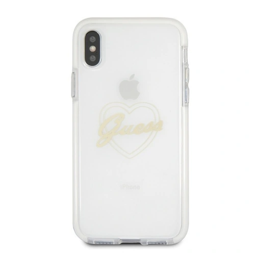 Kup Etui Guess GUHCPXSHGO Apple iPhone X/XS hardcase zlaté Heart ShockProof - GUE339GLD - {ean13} - Sklep Home Screen