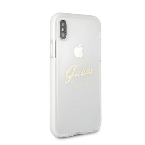 Kup Etui Guess GUHCPXSHGO Apple iPhone X/XS hardcase zlaté Heart ShockProof - GUE339GLD - {ean13} - Sklep Home Screen