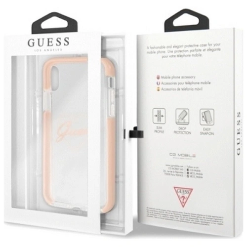 Kup Etui Guess GUHCPXSHPI Apple iPhone X/XS hardcase růžové srdce ShockProof - GUE340PNK - {ean13} - Sklep Home Screen