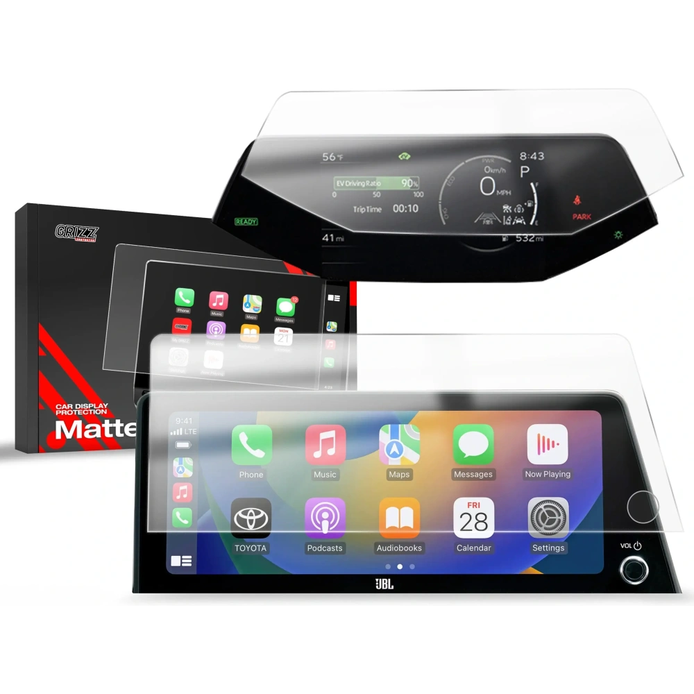 Folia matowa GrizzGlass CarDisplay Protection do Toyota Prius 5 12,3" 2023-2025 [2w1]