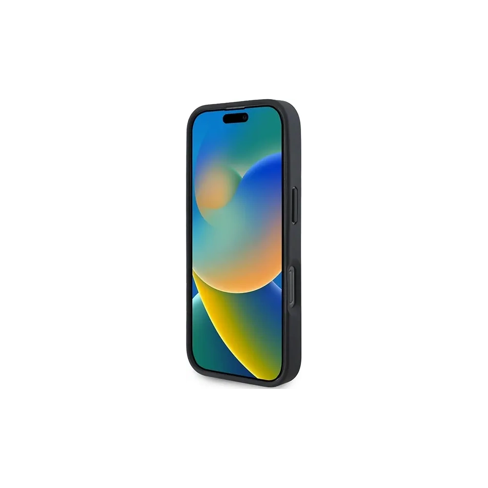 Etui BMW BMHMP16L23PUPDG Apple iPhone 16 Pro hardcase M Perforated Tricolor Line MagSafe szary/grey