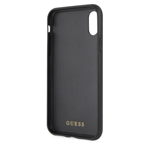 Kup Guess Apple Tasche GUHCPXTGGGBK iPhone X/XS schwarz/schwarz Hartschale Classic Double Layer Glitter - GUE341BLK - {ean13} - Sklep Home Screen