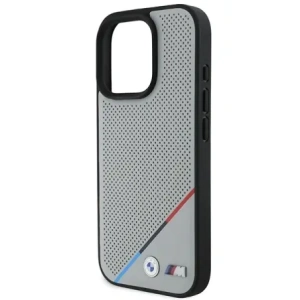 Kup Etui BMW BMHMP16L23PUPDG Apple iPhone 16 Pro hardcase M Perforated Tricolor Line MagSafe šedá/grey - BMW694 - {ean13} - Sklep Home Screen