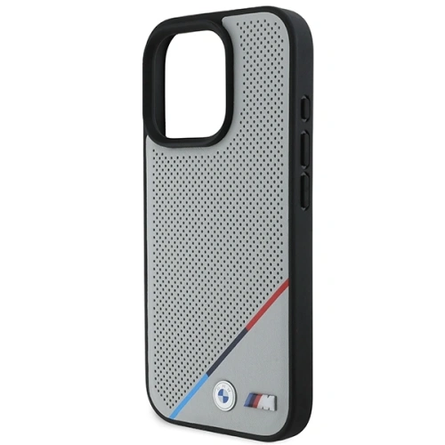 Kup BMW BMHMP16L23PUPDG Apple iPhone 16 Pro kemény tok M Perforált Tricolor Line MagSafe szürke - BMW694 - {ean13} - Sklep Home Screen