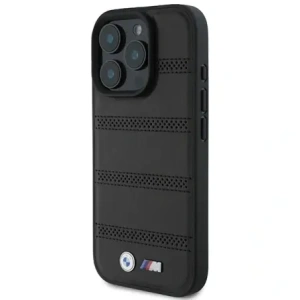 Kup Etui BMW BMHMP16L23PUSPK Apple iPhone 16 Pro hardcase M Perforated And Stitched Line MagSafe černý/black - BMW696 - {ean13} - Sklep Home Screen