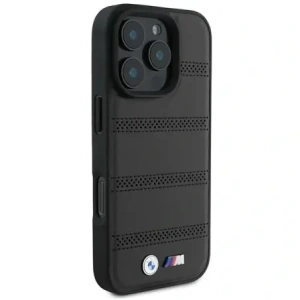 Kup Etui BMW BMHMP16L23PUSPK Apple iPhone 16 Pro hardcase M Perforated And Stitched Line MagSafe černý/black - BMW696 - {ean13} - Sklep Home Screen