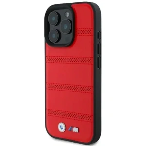 Kup Etui BMW BMHMP16L23PUSPR Apple iPhone 16 Pro hardcase M Perforated And Stitched Line MagSafe czerwony/red - BMW697 - {ean13} - Sklep Home Screen