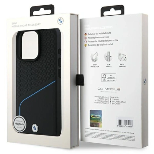 Kup Etui BMW BMHMP16L23RDCLK Apple iPhone 16 Pro hardcase Sign Leather Textured And Line MagSafe černý/black - BMW698 - {ean13} - Sklep Home Screen