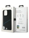 Kup BMW BMHMP16L23RDCLK Apple iPhone 16 Pro kemény tok Sign Leather Textured And Line MagSafe fekete - BMW698 - {ean13} - Sklep Home Screen