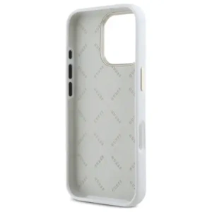 Kup Guess GUHCP16XM4DGPH Apple iPhone 16 Pro Max husă din silicon cu logo Strass 4G albă - GUE4111 - {ean13} - Sklep Home Screen