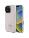 Guess GUHCP16XM4DGPP Apple iPhone 16 Pro Max hardcase Silicon Logo Strass 4G roz