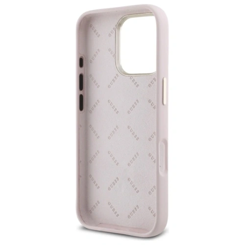 Kup Guess GUHCP16XM4DGPP Apple iPhone 16 Pro Max hardcase Silicon Logo Strass 4G roz - GUE4112 - {ean13} - Sklep Home Screen