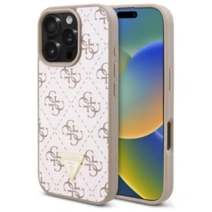 Buy Guess GUHCP16XPG4GPH Apple iPhone 16 Pro Max hardcase New 4G Triangle white - GUE4113 - {ean13} - Home Screen Store Europe