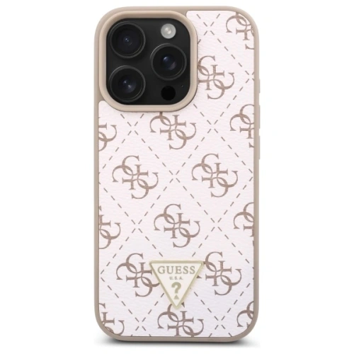 Buy Guess GUHCP16XPG4GPH Apple iPhone 16 Pro Max hardcase New 4G Triangle white - GUE4113 - {ean13} - Home Screen Store Europe
