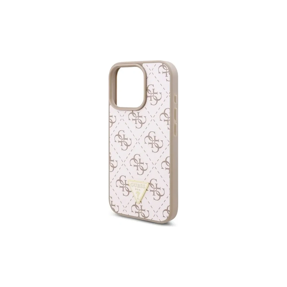 Etui Guess GUHCP16XPG4GPH Apple iPhone 16 Pro Max hardcase New 4G Triangle biały/white