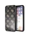 Guess Apple Tasche GUHCPXTGGPBK iPhone X/XS schwarz/schwarz Hartschale Peony G Double Layer Glitter