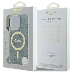 Kup Etui Guess GUHMP16LH4STB Apple iPhone 16 Pro hardcase IML 4G MagSafe modrý/blue - GUE4114 - {ean13} - Sklep Home Screen