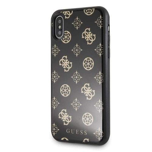 Kup Etui Guess GUHCPXTGGPBK Apple iPhone X/XS czarny/black hard case Peony G Double Layer Glitter - GUE342BLK - {ean13} - Sklep Home Screen