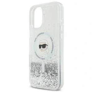 Kup Karl Lagerfeld KLHMP16SLGKISGH Apple iPhone 16 kemény tok Liquid Glitter Karl Head MagSafe átlátszó - KLD21806 - {ean13} - Sklep Home Screen