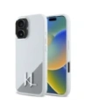 Kup Karl Lagerfeld KLHMP16SSCMKMPCH Apple iPhone 16 carcasă din silicon cu logo metalic inițial MagSafe alb - KLD21807 - {ean13} - Sklep Home Screen