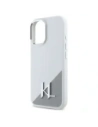 Kup Karl Lagerfeld KLHMP16SSCMKMPCH Apple iPhone 16 carcasă din silicon cu logo metalic inițial MagSafe alb - KLD21807 - {ean13} - Sklep Home Screen