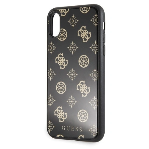 Kup Etui Guess GUHCPXTGGPBK Apple iPhone X/XS czarny/black hard case Peony G Double Layer Glitter - GUE342BLK - {ean13} - Sklep Home Screen