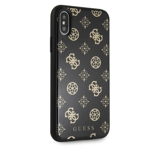 Kup Etui Guess GUHCPXTGGPBK Apple iPhone X/XS czarny/black hard case Peony G Double Layer Glitter - GUE342BLK - {ean13} - Sklep Home Screen