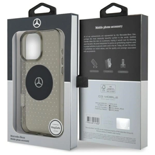 Kup Mercedes MEHMP16L23HCPK Apple iPhone 16 Pro Hardcase MB Case Sternmuster MagSafe schwarz - MRS241 - {ean13} - Sklep Home Screen