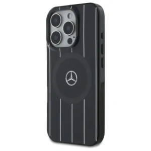 Buy Mercedes MEHMP16L23HRSK Apple iPhone 16 Pro hardcase MB Double Layer Crossed Lines MagSafe black - MRS242 - {ean13} - Home Screen Store Europe