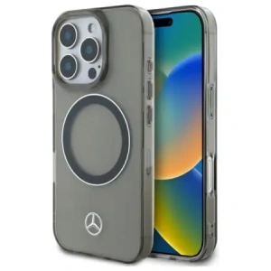 Kup Mercedes MEHMP16L23HUOSK Apple iPhone 16 Pro keménytok Silver Ring MagSafe fekete - MRS244 - {ean13} - Sklep Home Screen