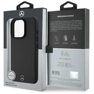 Kup Etui Mercedes MEHMP16L23RBARK Apple iPhone 16 Pro hardcase Textured And Plain Leather MagSafe černý/black - MRS245 - {ean13} - Sklep Home Screen