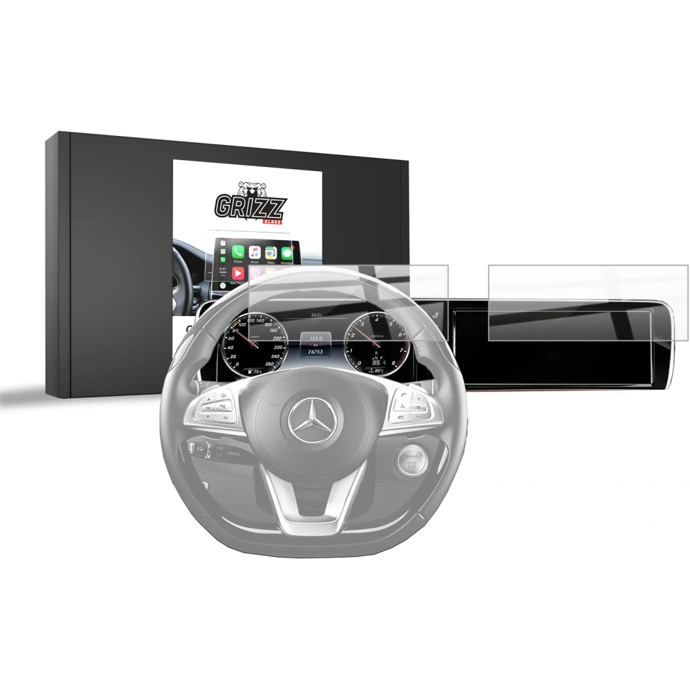 Folia ceramiczna GrizzGlass CarDisplay Protection do Mercedes S Klasa W222 (2013-2017) [2w1]