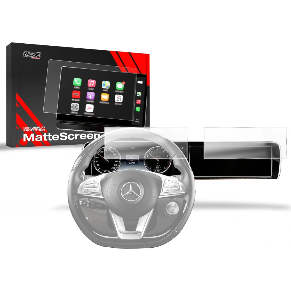 Folia matowa GrizzGlass CarDisplay Protection do Mercedes S Klasa Coupe W222 (2013-2017) [2w1]