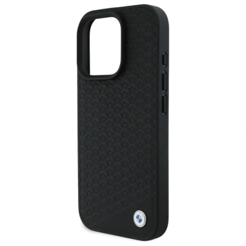 Kup BMW BMHMP16L23RDDK Apple iPhone 16 Pro carcasă rigidă din piele semnată cu diamant și logo metalic MagSafe negru - BMW699 - {ean13} - Sklep Home Screen