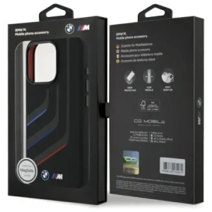 Kup Etui BMW BMHMP16L23SLIK Apple iPhone 16 Pro hardcase Silicone Turning Lines MagSafe černý/black - BMW700 - {ean13} - Sklep Home Screen