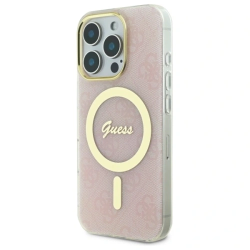 Kup Etui Guess GUHMP16LH4STP Apple iPhone 16 Pro hardcase IML 4G MagSafe růžový/pink - GUE4116 - {ean13} - Sklep Home Screen
