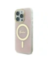 Buy Guess GUHMP16LH4STP Apple iPhone 16 Pro hardcase IML 4G MagSafe pink - GUE4116 - {ean13} - Home Screen Store Europe