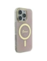 Buy Guess GUHMP16LH4STP Apple iPhone 16 Pro hardcase IML 4G MagSafe pink - GUE4116 - {ean13} - Home Screen Store Europe