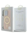 Buy Guess GUHMP16LH4STP Apple iPhone 16 Pro hardcase IML 4G MagSafe pink - GUE4116 - {ean13} - Home Screen Store Europe