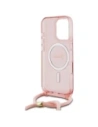 Buy Guess GUHMP16LHCTSGNSP Apple iPhone 16 Pro hardcase Crossbody Cord Script MagSafe pink - GUE4117 - {ean13} - Home Screen Store Europe