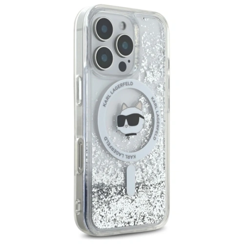 Kup Karl Lagerfeld KLHMP16XLGCHSGH Apple iPhone 16 Pro Max keménytok Liquid Glitter Choupette Head MagSafe átlátszó - KLD21808 - {ean13} - Sklep Home Screen