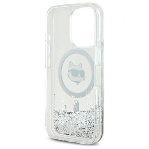Kup Etui Karl Lagerfeld KLHMP16XLGCHSGH Apple iPhone 16 Pro Max hardcase Liquid Glitter Choupette Head MagSafe transparent - KLD21808 - {ean13} - Sklep Home Screen